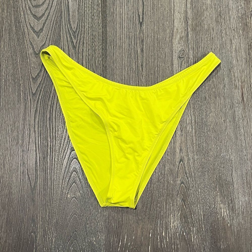 NWT Skims Signature Swim Cheeky Tanga Bikini Bottoms Mid-Rise Swimwear Citrus 3X